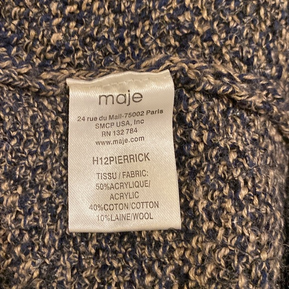 Maje Elegant Black Sequin Women's Jacket size 1 - Picture 5 of 5